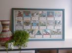 Aap, noot, mies. Vintage, geborduurd, Huis en Inrichting, Ophalen of Verzenden, 50 tot 75 cm, Schilderij, Minder dan 50 cm