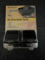 Mini stereo speaker system voor walkman uniek, Ophalen of Verzenden, Walkman