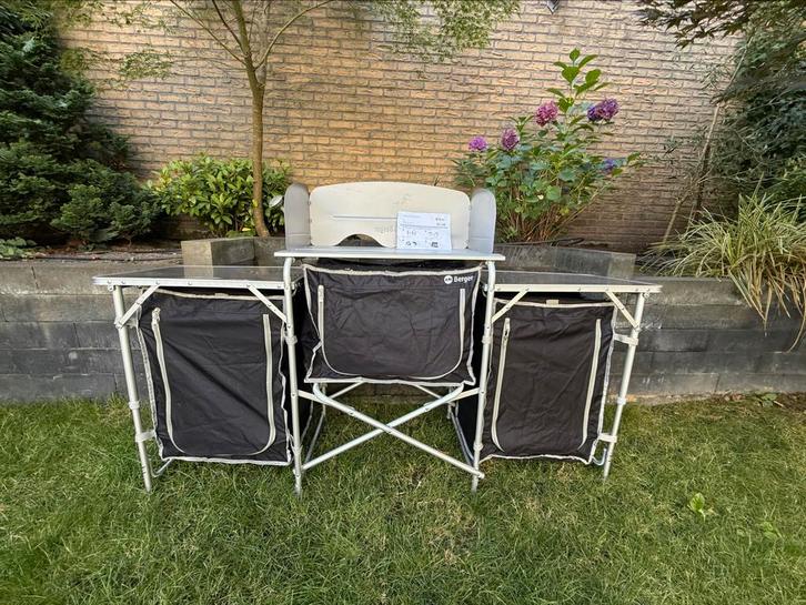 Keukencampingkast merk Berger, Caravans en Kamperen, Kampeermeubelen, Zo goed als nieuw, Campingkast, Ophalen
