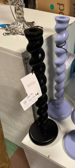 POLSPOTTEN Twister kandelaar XL Zwart | Van €150, nu, Zwart, Polspotten, Nieuw, Ophalen of Verzenden