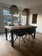 Mooie stoere eettafel, Huis en Inrichting, Tafels | Eettafels, Ophalen, 50 tot 100 cm, Zo goed als nieuw, Vijf personen of meer