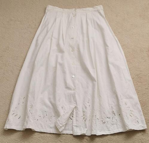 Smodzy dog casual wear rok, gebroken wit met kant, mt 42 44, Kleding | Dames, Rokken, Zo goed als nieuw, Maat 42/44 (L), Wit, Onder de knie