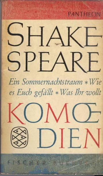 Shakespeare - Komodien beschikbaar voor biedingen