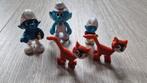 Smurfen Figuurtjes - Brilsmurf, knutselsmurf & Azraël, Verzamelen, Smurfen, Ophalen of Verzenden, Gebruikt, Verschillende Smurfen