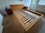 2 persoons bed ombouw Malm 140x200 cm, Ophalen, Gebruikt, Bruin, Tweepersoons