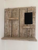 Wandbord van steigerhout, Huis en Inrichting, Woonaccessoires | Wanddecoraties, Ophalen, Zo goed als nieuw