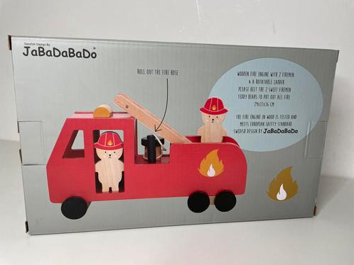 Houten brandweer auto, Kinderen en Baby's, Speelgoed | Houten speelgoed, Nieuw, Overige typen, Ophalen of Verzenden