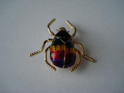 Scarabee broche, Sieraden, Tassen en Uiterlijk, Broches, Nieuw, Overige materialen, Overige kleuren, Minder dan 4 cm, Ophalen of Verzenden