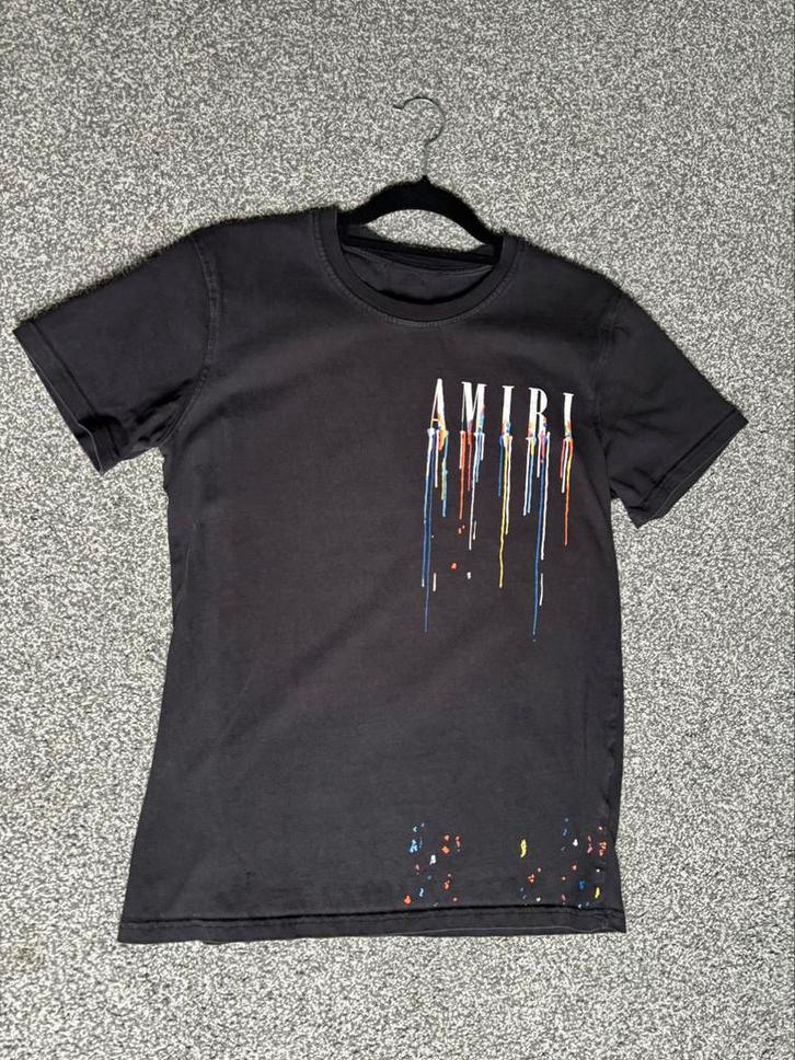 Amiri t-shirt, Kleding | Heren, T-shirts, Zo goed als nieuw, Maat 48/50 (M), Zwart, Ophalen of Verzenden