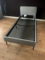 1 persoond bed frame, Wit, Tweepersoons, Zo goed als nieuw, Hout