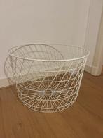 Opbergtafel / mand Ikea rond wit doorsnede 60 cm, Huis en Inrichting, Woonaccessoires | Schalen en Manden, Ophalen, Zo goed als nieuw