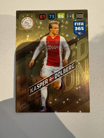Kasper Dolberg Limited Edition Ajax 2018 nieuw beschikbaar voor biedingen