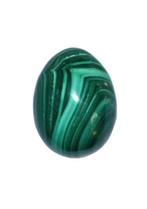 Ei Malachiet  Formaat: ca. 30 x 20 mm  Gewicht: 49 gram, Ophalen of Verzenden, Mineraal