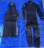 Duikpak Heren Wetsuit Bare 7 mm met hooded vest maat S, Watersport en Boten, Ophalen of Verzenden, Gebruikt, Duikpak