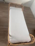 Kinder rotan bed, 70 tot 85 cm, Ophalen of Verzenden, Zo goed als nieuw, Matras