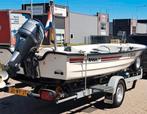 RANA 17 Visboot met Yamaha 30pk en pega v-liner, Watersport en Boten, Gebruikt, Ophalen of Verzenden, 30 tot 50 pk, 3 tot 6 meter