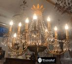 Groot kristallen kroonluchter antiek barok kandelaars Ø 90cm