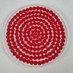 Marimekko Siirtolapuutarha bord rood wit Ø 20 cm, Ophalen, Keramiek, Nieuw, Bord(en)
