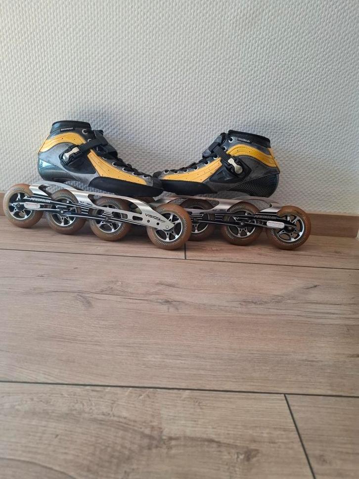 Powerslide C6 skeelers maat 42, Sport en Fitness, Skeelers, Gebruikt, Inline skates 4 wielen, Powerslide, Ophalen of Verzenden