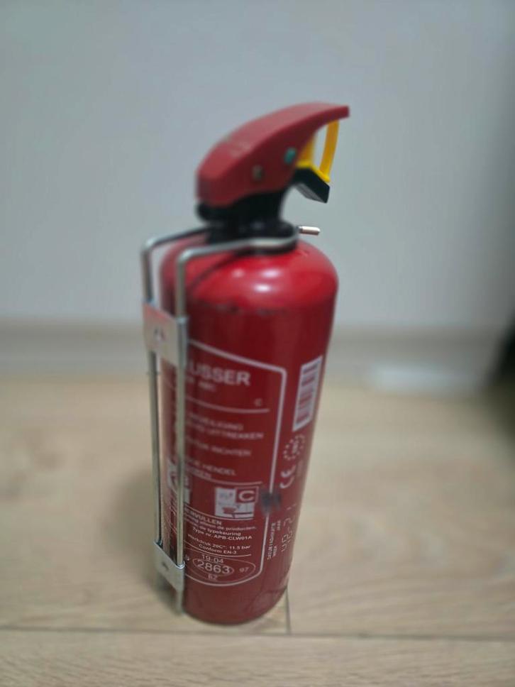 Brandblusser 1 Kg - Noodzakelijk voor uw veiligheid!, Huis en Inrichting, Brandblussers en Brandkasten, Gebruikt, Brandblusser