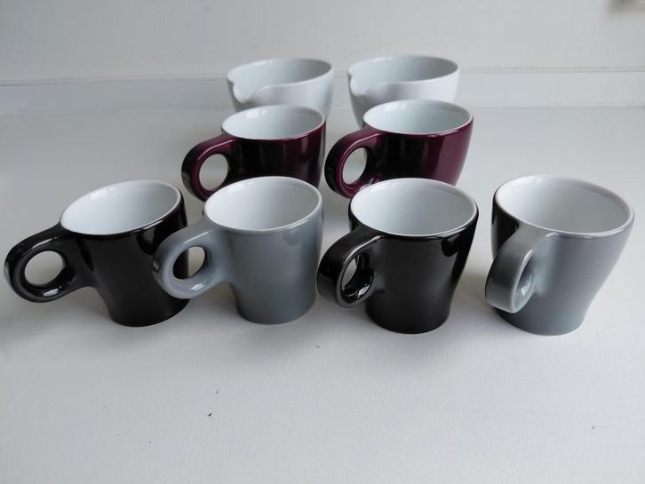 Simon Lévelt 'One' 6 espressokopjes + 2 melkkannetjes nieuw, Huis en Inrichting, Keuken | Servies, Nieuw, Kop(pen) en/of Schotel(s)