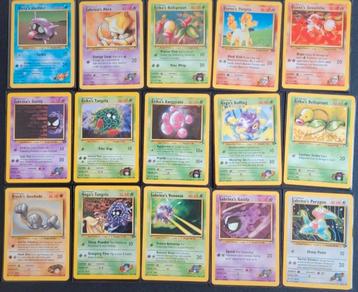 Pokémon Kaarten Gym Challenge/Heroes - Diverse Kaarten beschikbaar voor biedingen