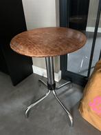 Vintage Brabantia Kruk Leren Zitting, Ophalen of Verzenden