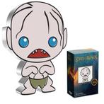 Niue Lord of The Rings Gollum Chibi coin zilver munt 2021, Postzegels en Munten, Zilver, Ophalen of Verzenden, Losse munt