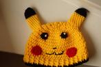 Pikachu muts, kindermuts, 134 t/m 140, Jongen of Meisje, Handgemaakt, Nieuw