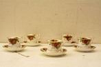 Royal Albert 5 porseleinen kopjes 5 porseleinen schoteltjes, Huis en Inrichting, Keuken | Servies, Gebruikt, Ophalen of Verzenden