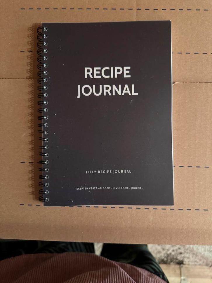 Nieuw Recepten Journal - Invulboek, Boeken, Kookboeken, Nieuw, Voorgerechten en Soepen, Overige gebieden, Gezond koken, Ophalen of Verzenden