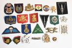 lot emblemen belgië belgische embleem para wing commando, Ophalen of Verzenden, Landmacht, Overige gebieden, Embleem of Badge