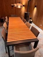 Suns tuintafel met 10 dining stoelen, Ophalen, Meer dan 8 zitplaatsen, Aluminium, Zo goed als nieuw