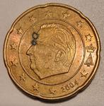 België 20 Cent 2004 - Productiefout, Ophalen of Verzenden, België, 20 cent, Losse munt