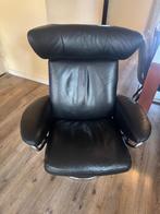 Stressless lederen fauteuil, Huis en Inrichting, Fauteuils, Gebruikt, Ophalen of Verzenden, 50 tot 75 cm, Leer