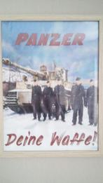 Poster tiger tank Michael Wittman 30x45 cm, Ophalen of Verzenden, Landmacht, Foto of Poster