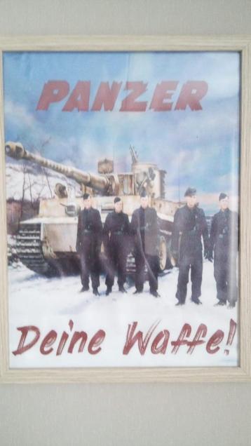 Poster tiger tank Michael Wittman 30x45 cm beschikbaar voor biedingen