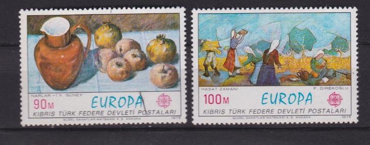 TSS Kavel  350031 Turks-Cyprus pf minr 23-24, Postzegels en Munten, Postzegels | Europa | Overig, Postfris, Overige landen, Ophalen