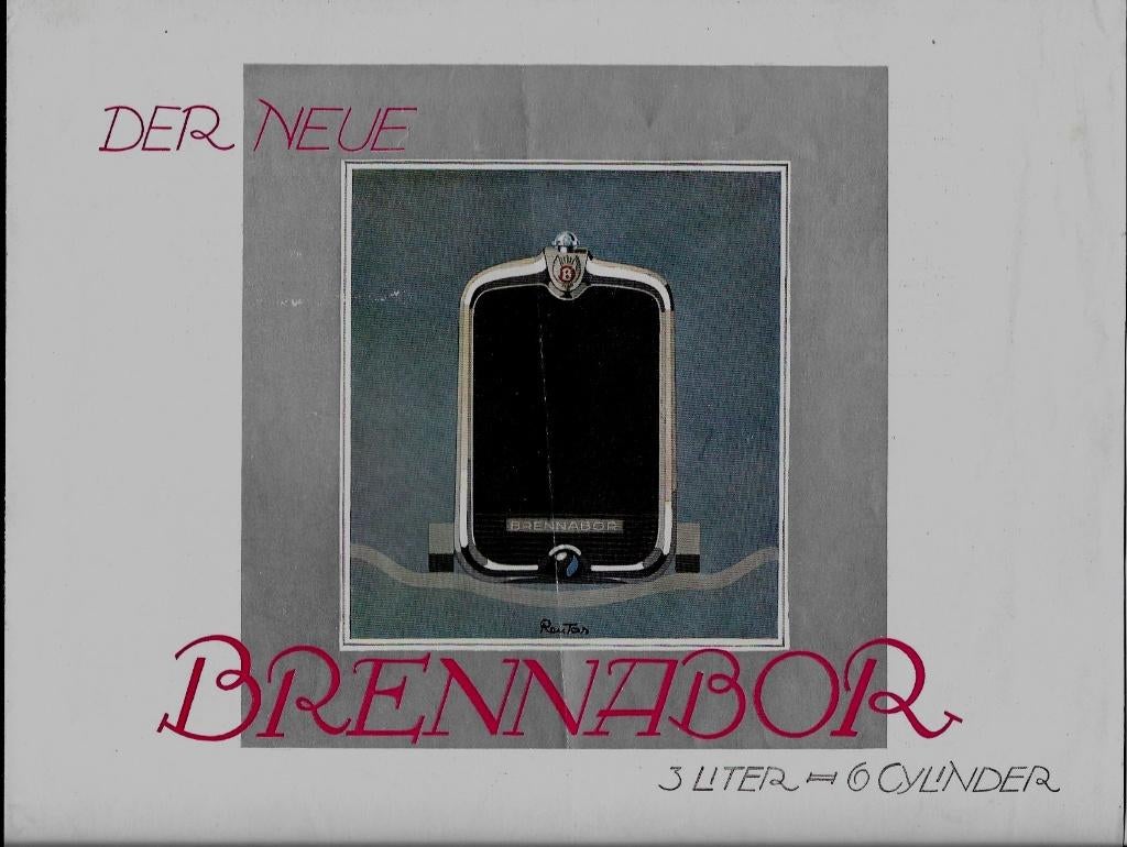 Brennabor 3 liter folder 1928, Ophalen of Verzenden, Gelezen, Overige merken