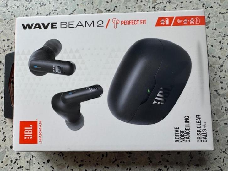 JBL TUNE BEAM 2 - True Wireless NC oordopjes - Black, Telecommunicatie, Mobiele telefoons | Oordopjes, Nieuw, Ophalen of Verzenden