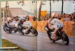 Poster 1972 Hengelo wegraces Findlay en Chandler op Yamaha, Verzenden, Zo goed als nieuw, Motoren