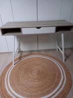 Jysk bureau wit/eiken, Ophalen, Zo goed als nieuw, 25 tot 50 cm, Rechthoekig