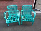 Een set vrolijke tuinstoelen., Tuin en Terras, Ophalen, Zo goed als nieuw