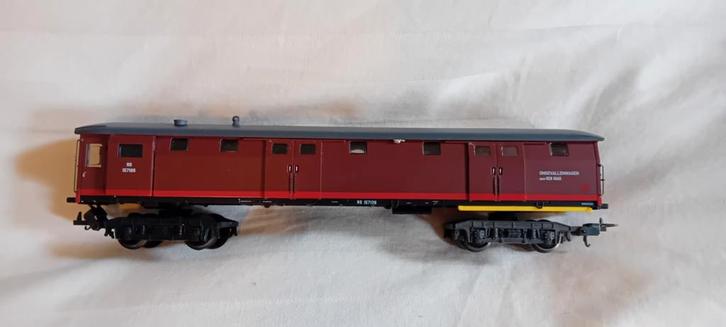 NS ongevallenwagen den haag, Hobby en Vrije tijd, Modeltreinen | H0, Gebruikt, Wagon, Gelijkstroom, Overige merken, NS, Ophalen of Verzenden