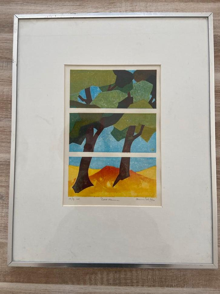 Rose Stuurman Zeefdruk - Ingelijst, Antiek en Kunst, Kunst | Litho's en Zeefdrukken, Ophalen of Verzenden
