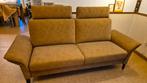 2,5 zits relaxbank Prominent Okergeel, Huis en Inrichting, Banken | Bankstellen, Driepersoons, 75 tot 100 cm, Zo goed als nieuw