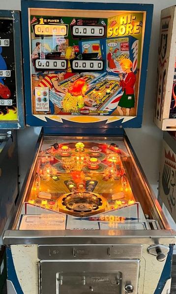 flipperkast Gottliebs Hi-Score uit 1967 beschikbaar voor biedingen