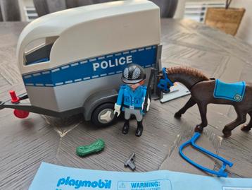 Playmobil 6875 Politie Paardentrailer beschikbaar voor biedingen