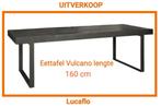 Nieuw eettafel Vulcano 160 cm UITVERKOOP, Piet Klerx, Huis en Inrichting, Tafels | Eettafels, Teakhout, Nieuw, Vijf personen of meer