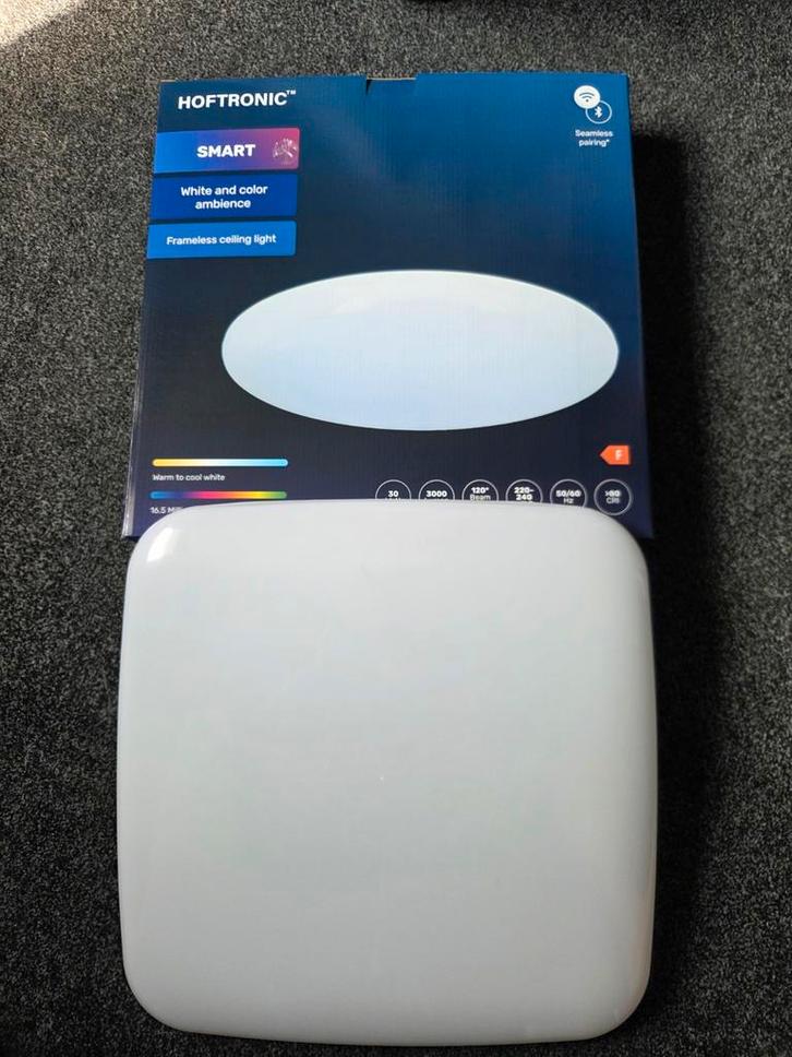 hoftronic smart plafondlamp, Huis en Inrichting, Lampen | Losse lampen, Zo goed als nieuw, Led-lamp, 30 tot 60 watt, Overige fittingen